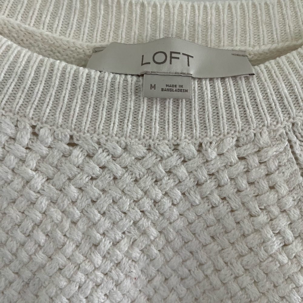 Loft cream sweater